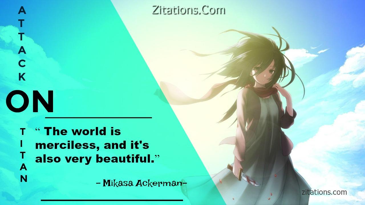 Mikasa - AOT Quotes